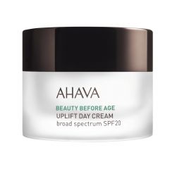 AHAVA BEAUTY BEFORE AGE  UPLIFT DAY CREAM pakeliantis glembančią odą, didinantis elastingumą dieninis kremas SPF 20, 50ml.
