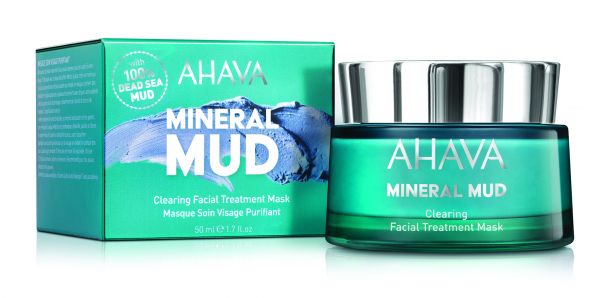 Mineral mud clearing facial treatment mask